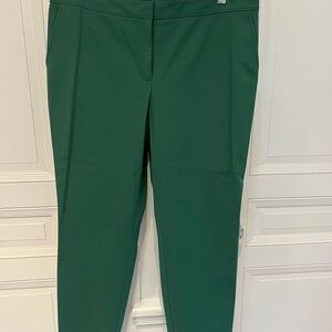 Lafayette 148 Chic Green Straight Leg Women's Pants NWT